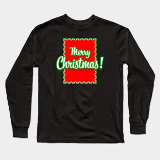 Merry Christmas Graphic Long Sleeve T-Shirt